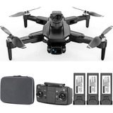 Drone Profissional L900 Pro Se Max Sensor Obst 3 Bat Bag Cor Preto