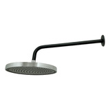 Ducha Chuveiro Fria Piscina Jardim 10 Pol. Cromado Com Black