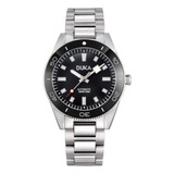 Duka Oceanic 100 Black Automático Miyota Calibre 8215 Safira