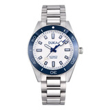 Duka Oceanic 100 White Automático Miyota Calibre 8215 Safira