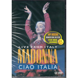 Dvd Madonna Live From Italy Ciao Italia - Original Lacrado!