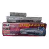 Dvd Player + Vídeo Cassete LG Vcr Combi Hi-fi Stéreo T/linha