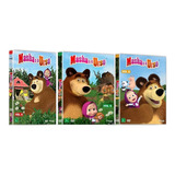 Dvds Masha E O Urso - Volumes 4,5 & 6 - 3 Dvds Caixa Box