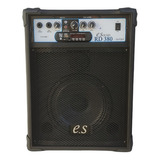 E. Sound Caixa Multiuso Amplificada Violão Guitarra Mic Bluet Usb Sd Fm 8 Pol. 50w Rms Cor Preto Voltagem 110v/220v Bivolt