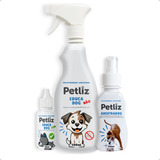 Educa Dog Sanitário Xixi + Adestra Dog Spray Anti Mordida