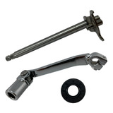 Eixo Cambio Marcha + Pedal + Retentor Crf 230 Alta Qualidade