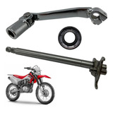 Eixo Cambio Marcha + Pedal + Retentor Honda Crf 230 Todas