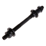 Eixo Traseiro Furado 3/8 Preto Paco - M10x135x145mm
