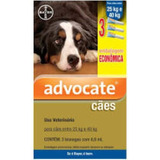 Elanco Advocate Antiparasitário Para Cão De 25kg A 40kg 3 Pipetas