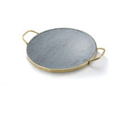  Electrolux 41042375 Assadeira Para Pizza 37cm Pedra Sabão E Cobre Cor Cinza E Dourado