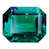 Elegante Esmeralda Octogonal Pedra Preciosa 9x11mm / 4.1 Ct