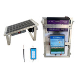 Eletrificador Solar Rural 60km + Voltímetro De Cerca