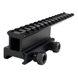 Elevador Trilho 20mm Alongado Andorinha Airsoft Paintball