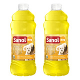 Eliminador Odores Citronela Linha Pet Sanol Dog 2 Litros 2un
