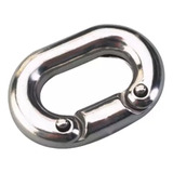 Elo Conector Para União De Corrente Em Aço Inox 10mm Utilizado Em Guinchos Eletricos Ancoragem Unir Uma Ou Mais Correntes Barcos Lanchas Iates Seavix Navegações