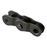 Elo De Half Link (corrente Meio Elo) Bmx E Single Speed Grau Cor Prata Escuro