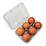 Embalagem Bandeja Para 06 Ovos De Galinha 100 Unidades L&t