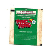 Embalagem Chiclete Figurinhas Ping Pong Copa 82 Hortelã