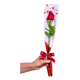 Embalagem Cone Flor Botão Rosa Manga Lembrancinha 100uni