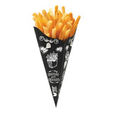Embalagem Food Truck Cone Batata Frita P Colado (100 Un)