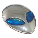 Emblema Adesivo Alien Ufo Gray Area51 Et Ovni - Prata Azul