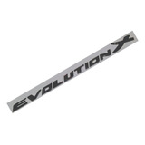 Emblema Adesivo Evolution X Alto Relevo Resinado Lancer
