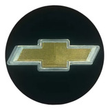 Emblema Adesivo Roda Gm Original 55mm / 5,5cm Preto/dourado