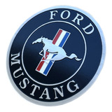 Emblema Badge Distintivo Em Aço Inox Ford Mustang 5.0l V8