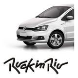 Emblema Black Fox Saveiro Gol Rock In Rio 2013 Resinado