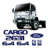 Emblema Cargo 2631 6x4 Adesivo Ford Cummins-genérico