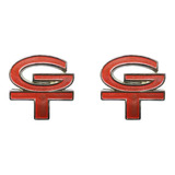 Emblema Corcel Gt - Vermelho - Par - K.k.