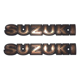 Emblema De Tanque Suzuki Intruder 250 Bronze - Par