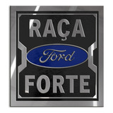 Emblema Distintivo Badge Em Aço Inox Diesel Ford Raça Forte 