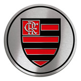 Emblema Distintivo Badge Em Aço Inox Flamengo Futebol Urubu