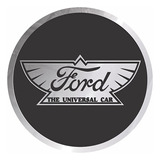 Emblema Distintivo Badge Em Aço Inox Ford The Universal Car