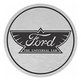 Emblema Distintivo Badge Ford The Universal Car Em Aço Inox 