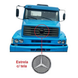 Emblema Estrela Da Grade C/ Tela Mb 1620 Antigo
