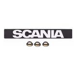 Emblema Letreiro Frontal Do Capô Scania T112/113 (c/ Travas)