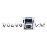 Emblema Letreiro Frontal Volvo Vm Cor Cinza Padrao 20491113