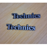 Emblema Technics - Logo Toca Discos Technics Sl-1200 (par)