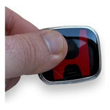Emblema Volante New Civic Fit Preto Vermelho Simbolo Honda