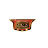 Emblema/logomarca Semp Metalizado Com Resina