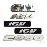 Emblemas Gti 16v 2000 + Laterais 16v - Parati Bola G2