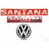 Emblemas Santana 2000 Mi + Vw Mala - 99 À 06 - G3 Geração 3