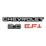 Emblemas Traseiros Chevrolet 2.0 Efi P/ Monza 91 A 96