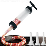 Embutidora Ensacador De Linguiça Salame Com 3 Funis + Brinde