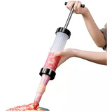 Embutidora Ensacador De Linguiça Salame Com 3 Funis + Brinde