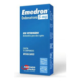 Emedron 5 Mg- Antiemetico P/ Cães E Gatos Agener