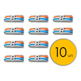 Emenda Eletrica Conector Tipo Borne 10 Pcs Duplo Pct 2-2