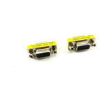 Emenda Vga Db15 Fêmea X Fêmea - Kit 5 Peças